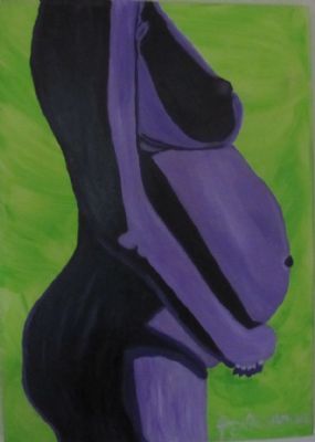 The pregnant woman